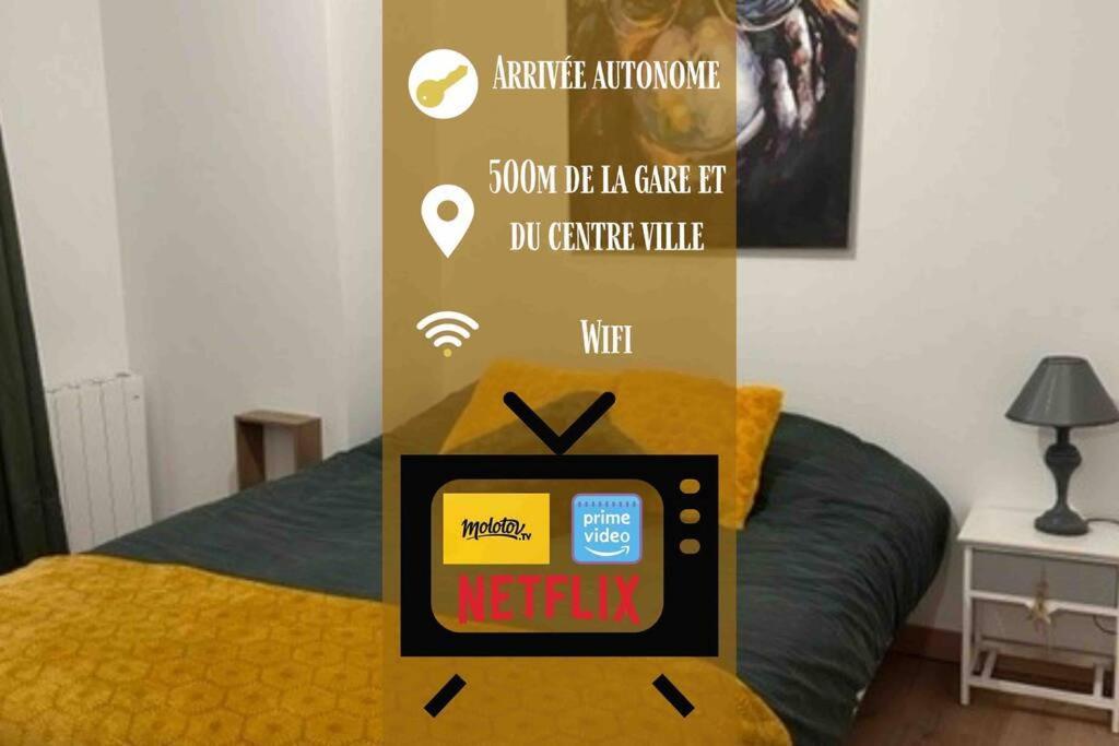 Appart 500 M Centre Ville - Gare Soissons Kültér fotó